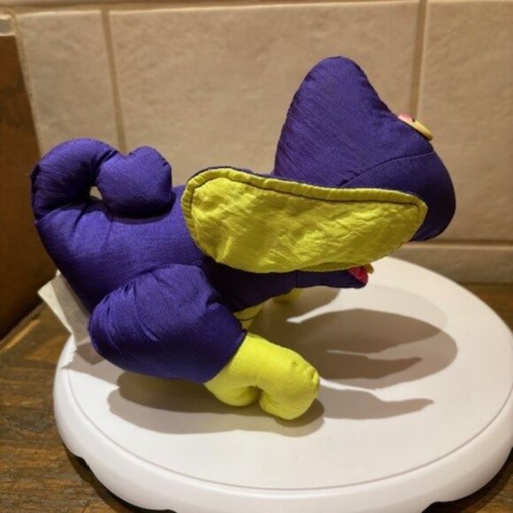Vintage 1992 Puffalump Dinosaur Purple Fisher Price Plush PTERODACTYL Roars - Picture 5 of 10